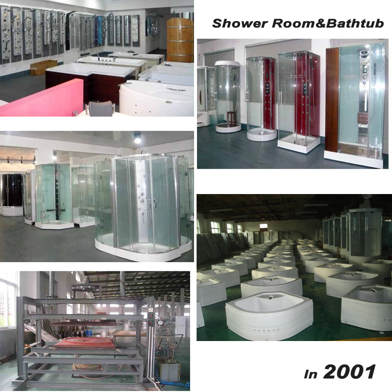 2001: Nous produisons des douches et des baignoires